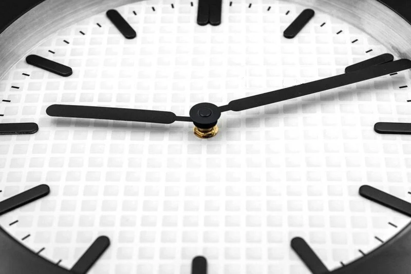 Royal Octagon Black & White | Luxury Wall Clock – Octagon Bezel