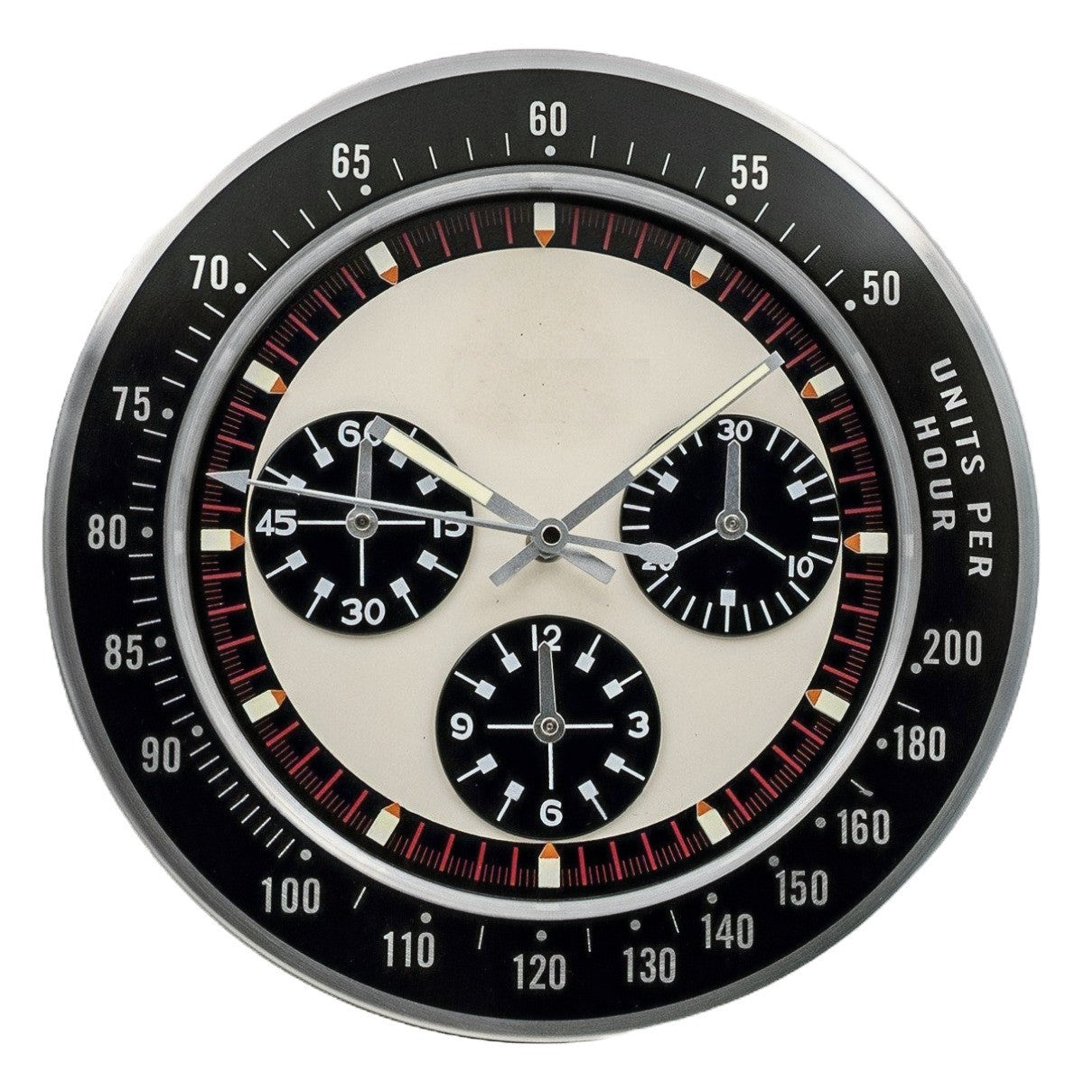 Vintage Exotic Chrono | Luxury Wall Clock – Racing Style